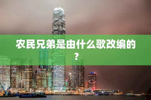 农民兄弟是由什么歌改编的？