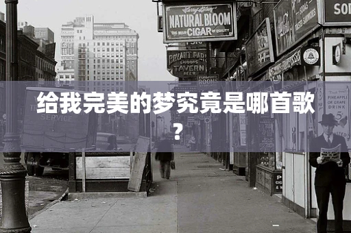 给我完美的梦究竟是哪首歌？