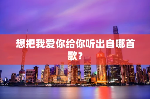 想把我爱你给你听出自哪首歌？