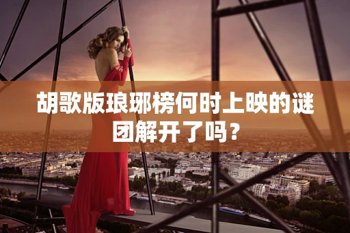 胡歌版琅琊榜何时上映的谜团解开了吗？