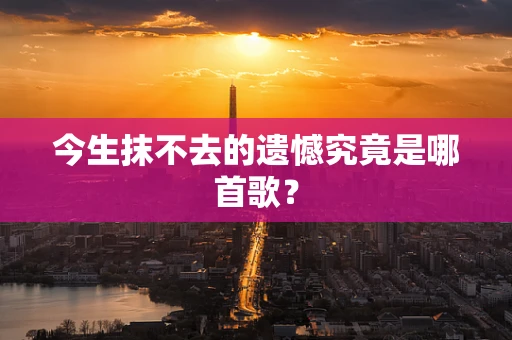 今生抹不去的遗憾究竟是哪首歌？