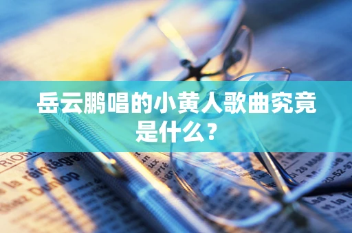 岳云鹏唱的小黄人歌曲究竟是什么？