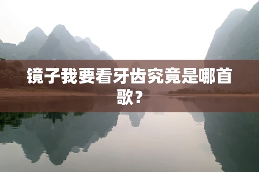 镜子我要看牙齿究竟是哪首歌？