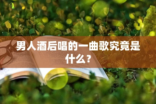 男人酒后唱的一曲歌究竟是什么？