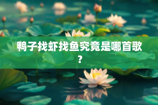 鸭子找虾找鱼究竟是哪首歌？