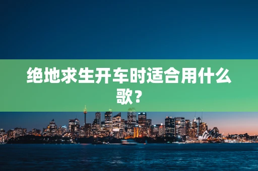 绝地求生开车时适合用什么歌？