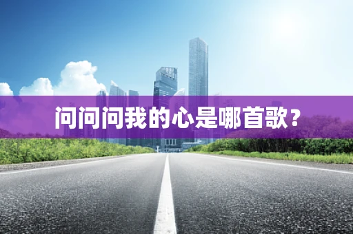 问问问我的心是哪首歌？