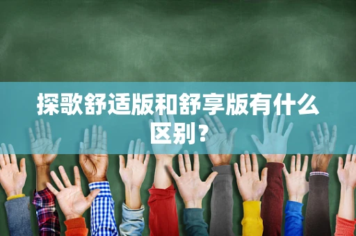 探歌舒适版和舒享版有什么区别？