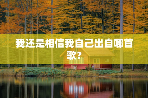 我还是相信我自己出自哪首歌？