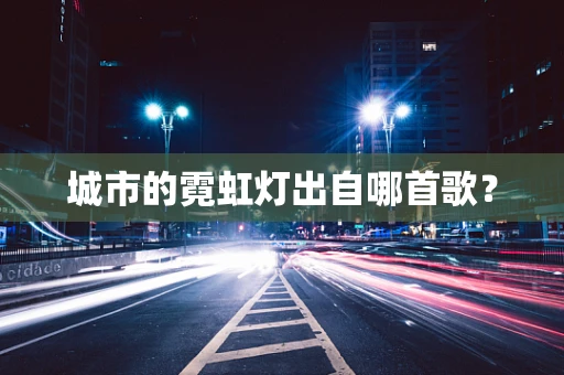 城市的霓虹灯出自哪首歌？