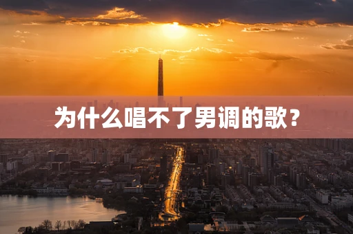为什么唱不了男调的歌？