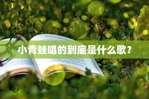 小青蛙唱的到底是什么歌？