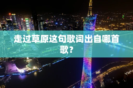 走过草原这句歌词出自哪首歌？