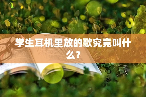 学生耳机里放的歌究竟叫什么？