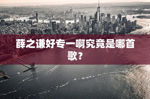 薛之谦好专一啊究竟是哪首歌？