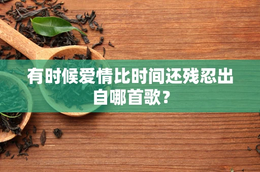 有时候爱情比时间还残忍出自哪首歌？