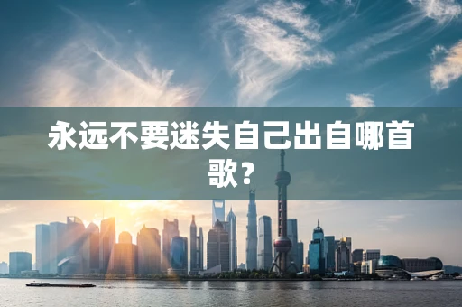 永远不要迷失自己出自哪首歌？
