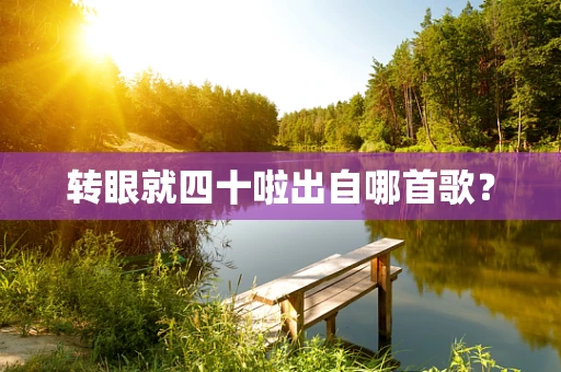 转眼就四十啦出自哪首歌？
