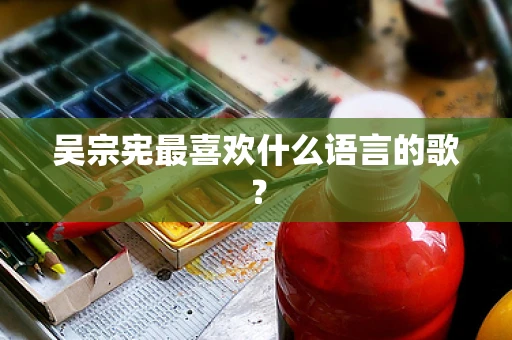 吴宗宪最喜欢什么语言的歌？