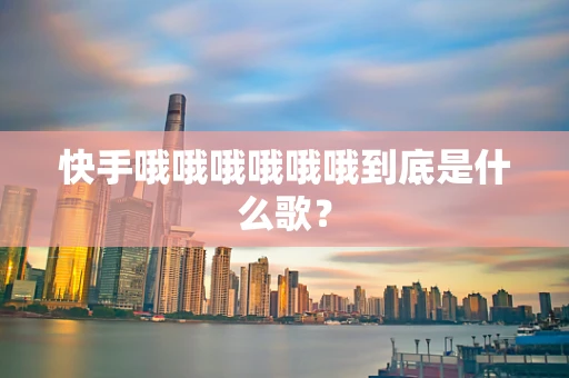 快手哦哦哦哦哦哦到底是什么歌？