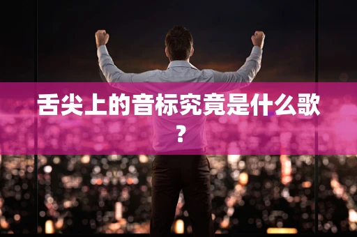 舌尖上的音标究竟是什么歌？