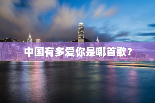 中国有多爱你是哪首歌？