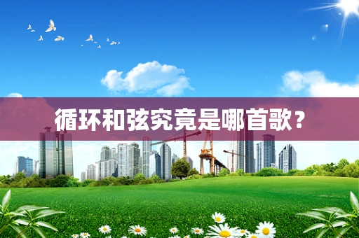 循环和弦究竟是哪首歌？