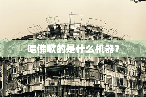 唱佛歌的是什么机器？