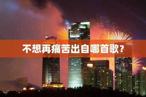 不想再痛苦出自哪首歌？