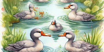 鸭子找虾找鱼究竟是哪首歌？
