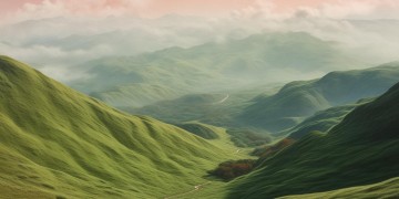 越过绵绵的高山出自哪首歌？