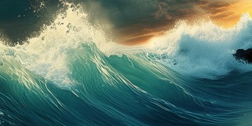 汹涌澎湃的潮流出自哪首歌？