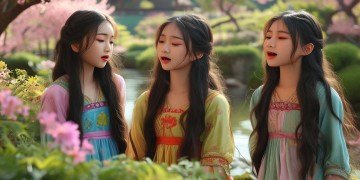 韩国三胞胎女孩唱的歌叫什么？
